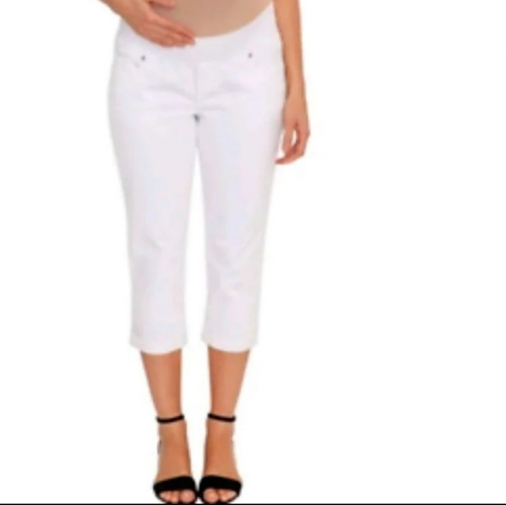 New Great Expectations Maternity Denim Fit To Flatter Capri Size 20